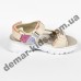 Детские босоножки Lilin Shoes B058-1-1 золото большие